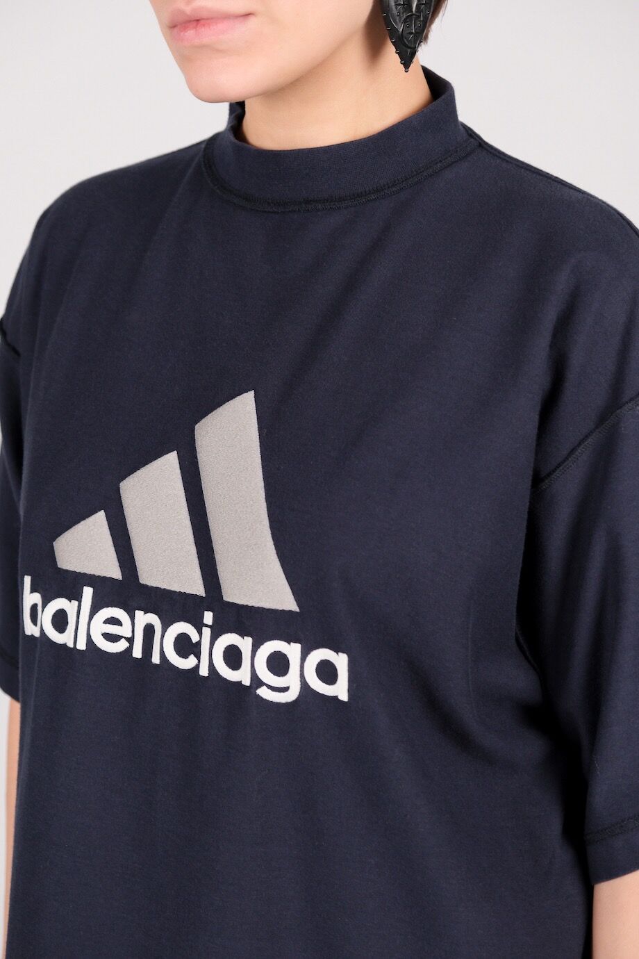 image 4 Футболка синего цвета с белым лого