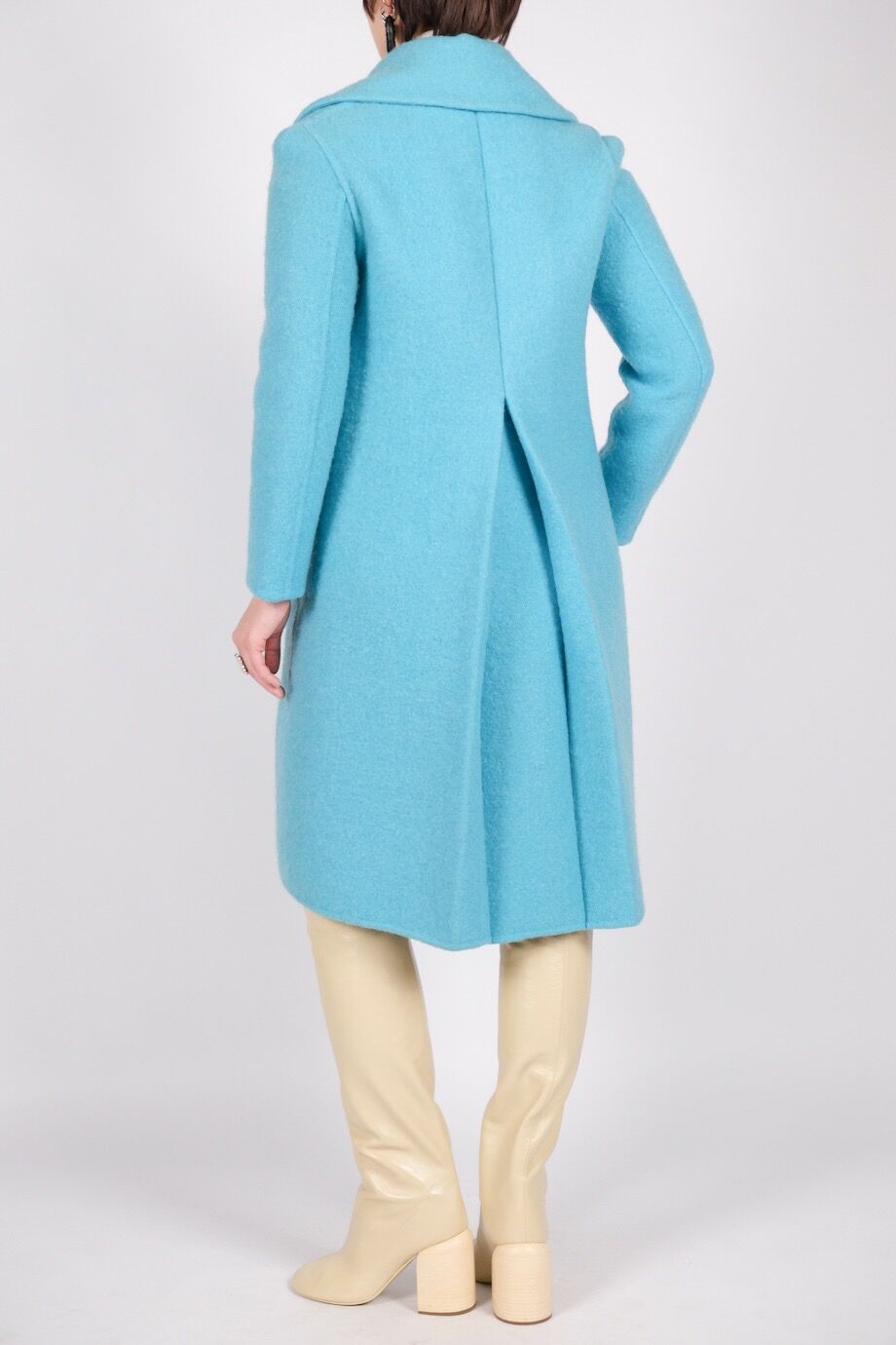 image 3 Пальто бирюзового цвета