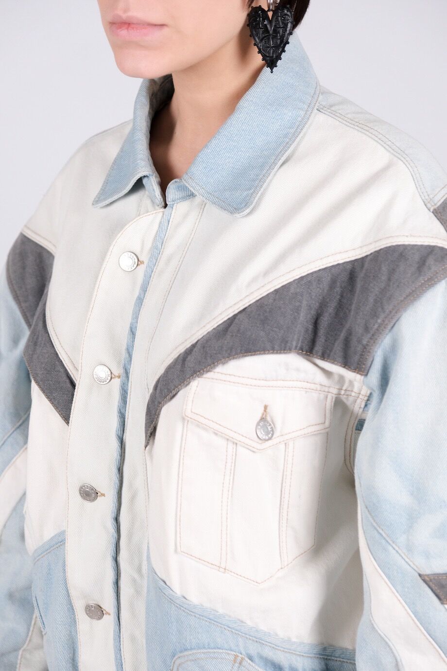 image 4 Джинсовая  утеплённая куртка