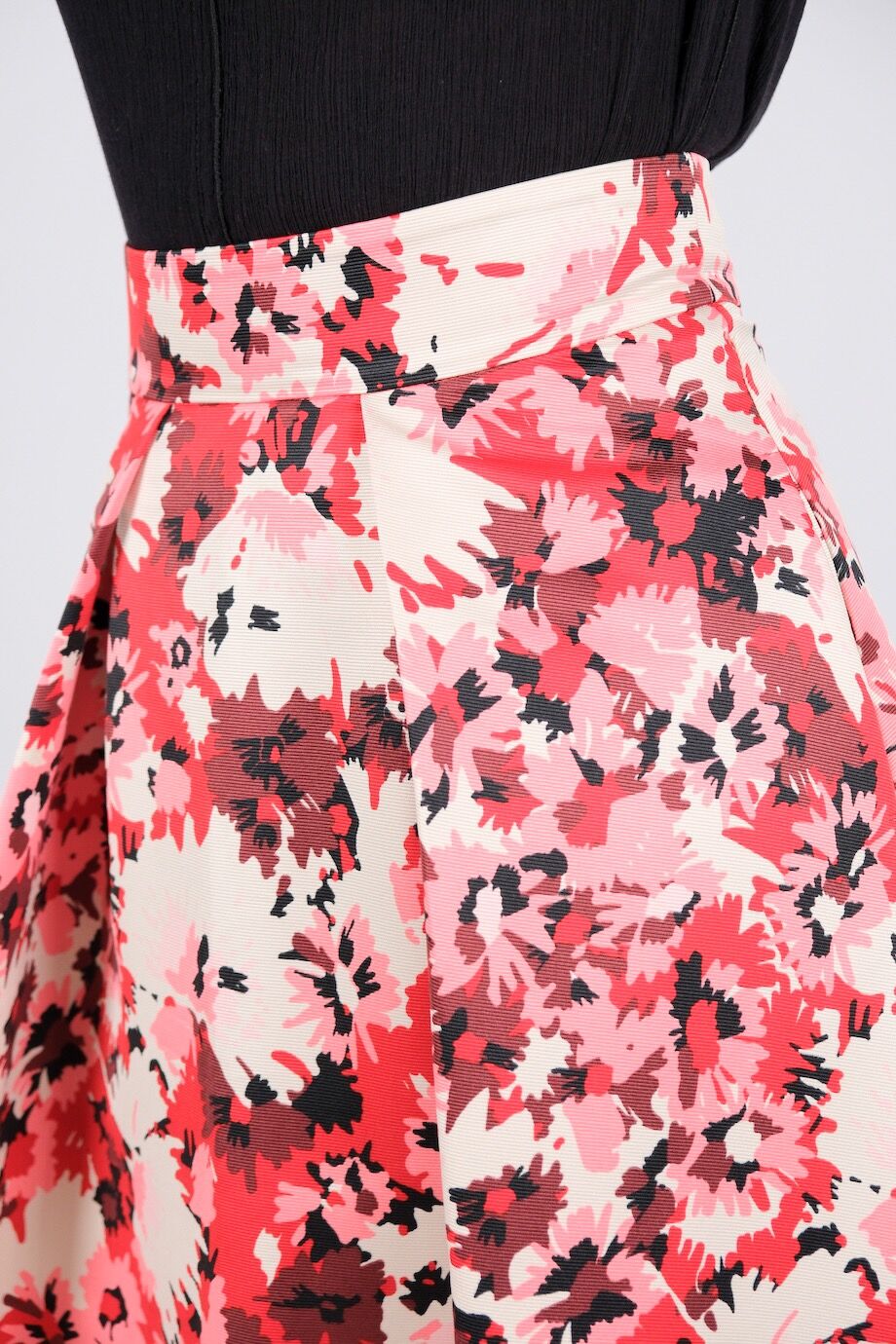 image 5 Юбка ниже колена с цветочным принтом