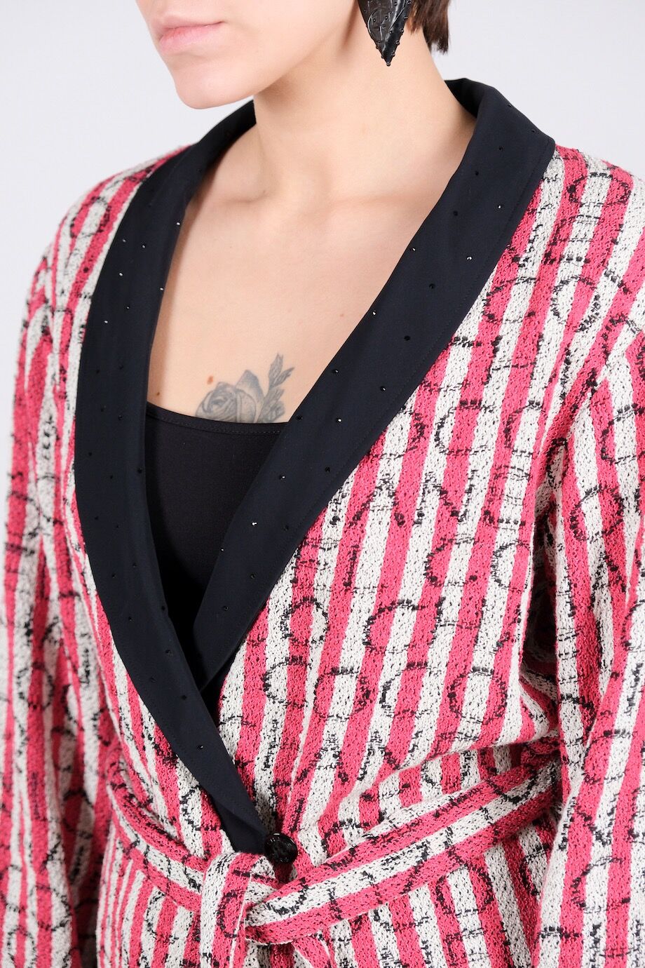 image 5 Жакет в розовую полоску