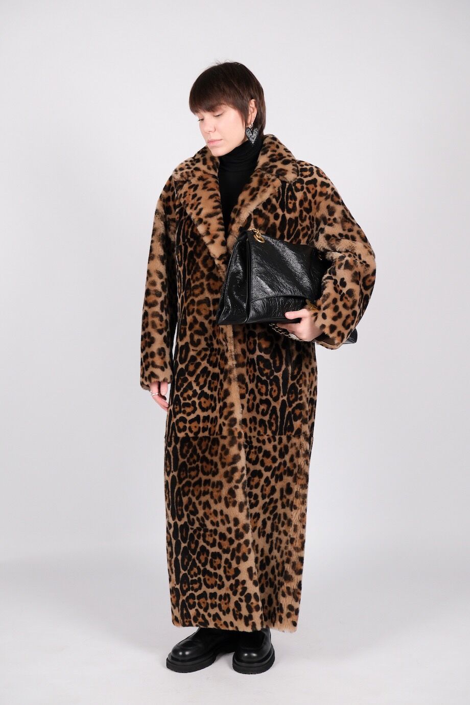 image 1 Двусторонняя дубленка леопардовой расцветки