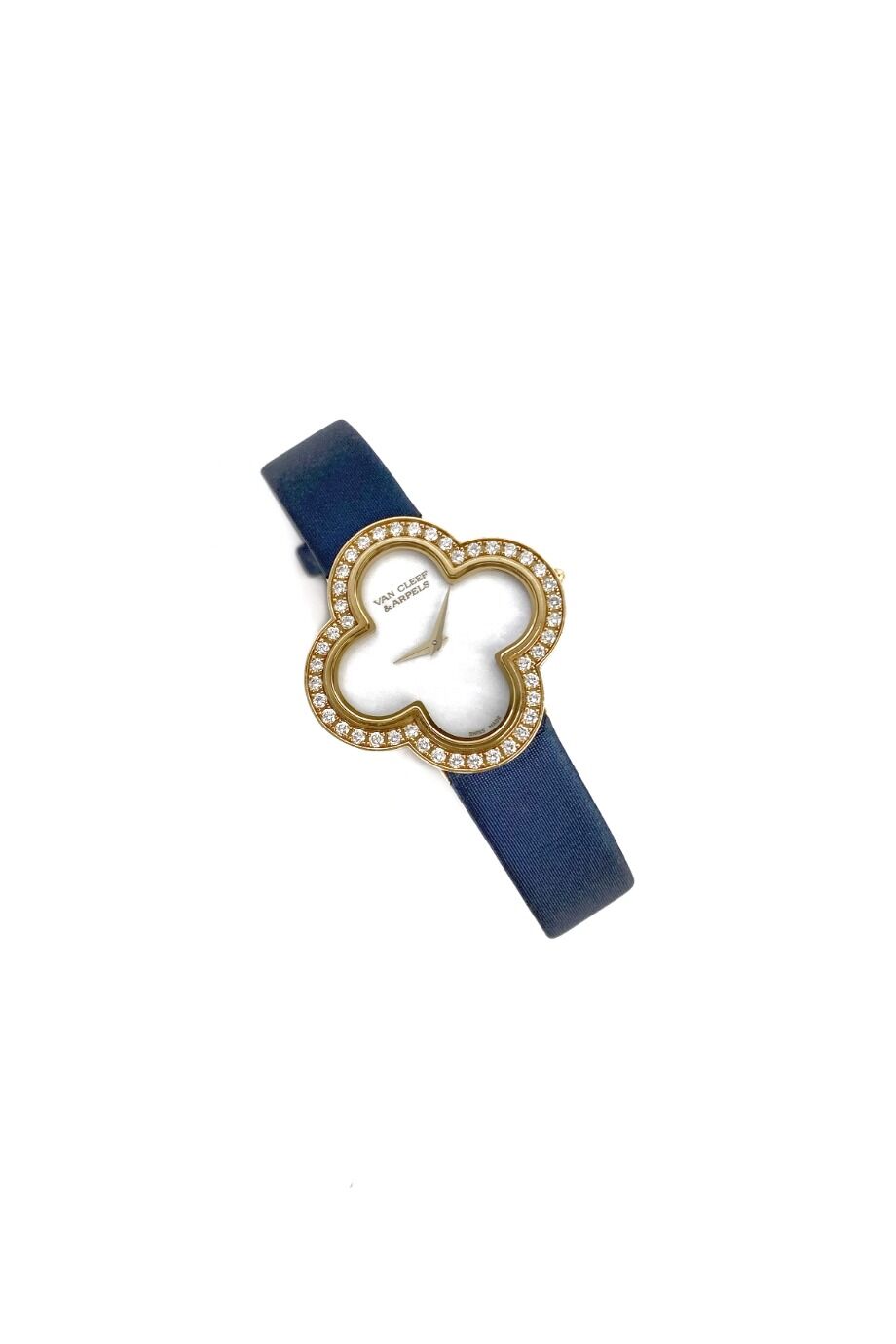 image 1 Золотые часы Alhambra medium с бриллиантами