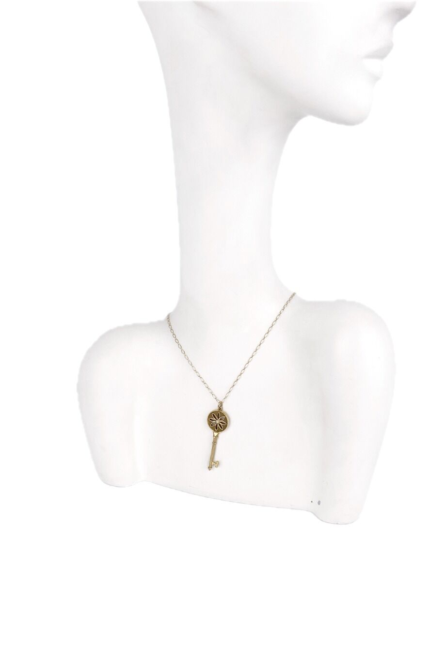 image 3 Золотая подвеска с бриллиантом Daisy Key на цепочке