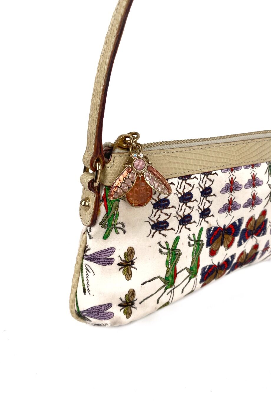 image 3 Сумочка из сатина с принтом насекомые