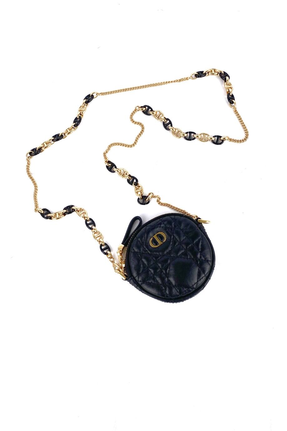 image 1 Монетница Caro чёрного цвета на цепочке