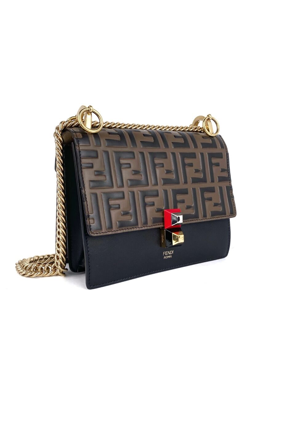 image 2 Сумка Kan I черного цвета с монограммой