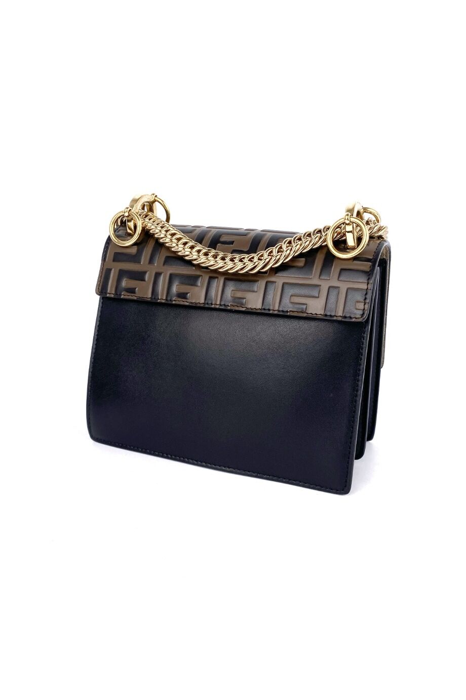 image 4 Сумка Kan I черного цвета с монограммой