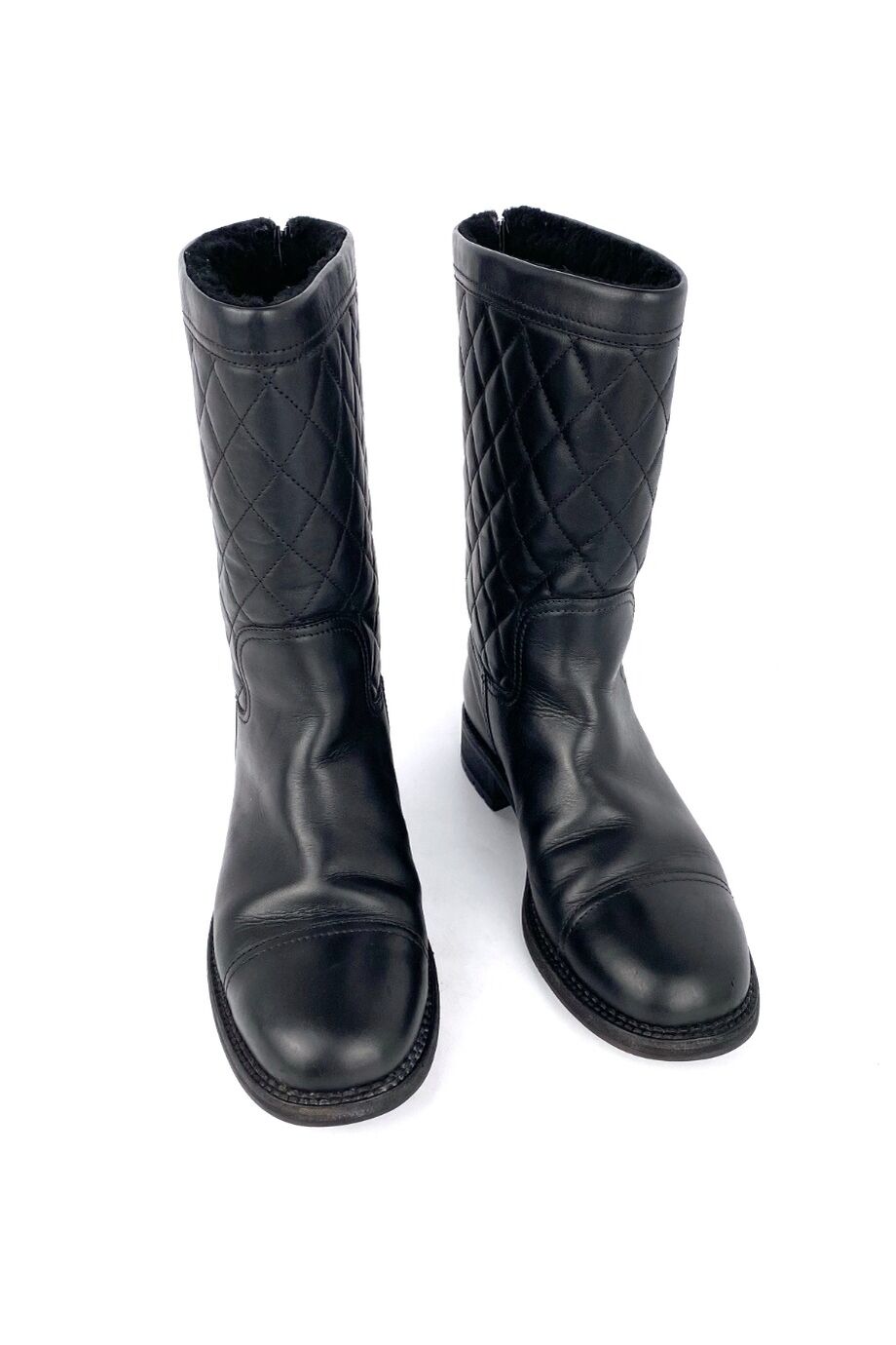 image 2 Сапоги черного цвета на меху