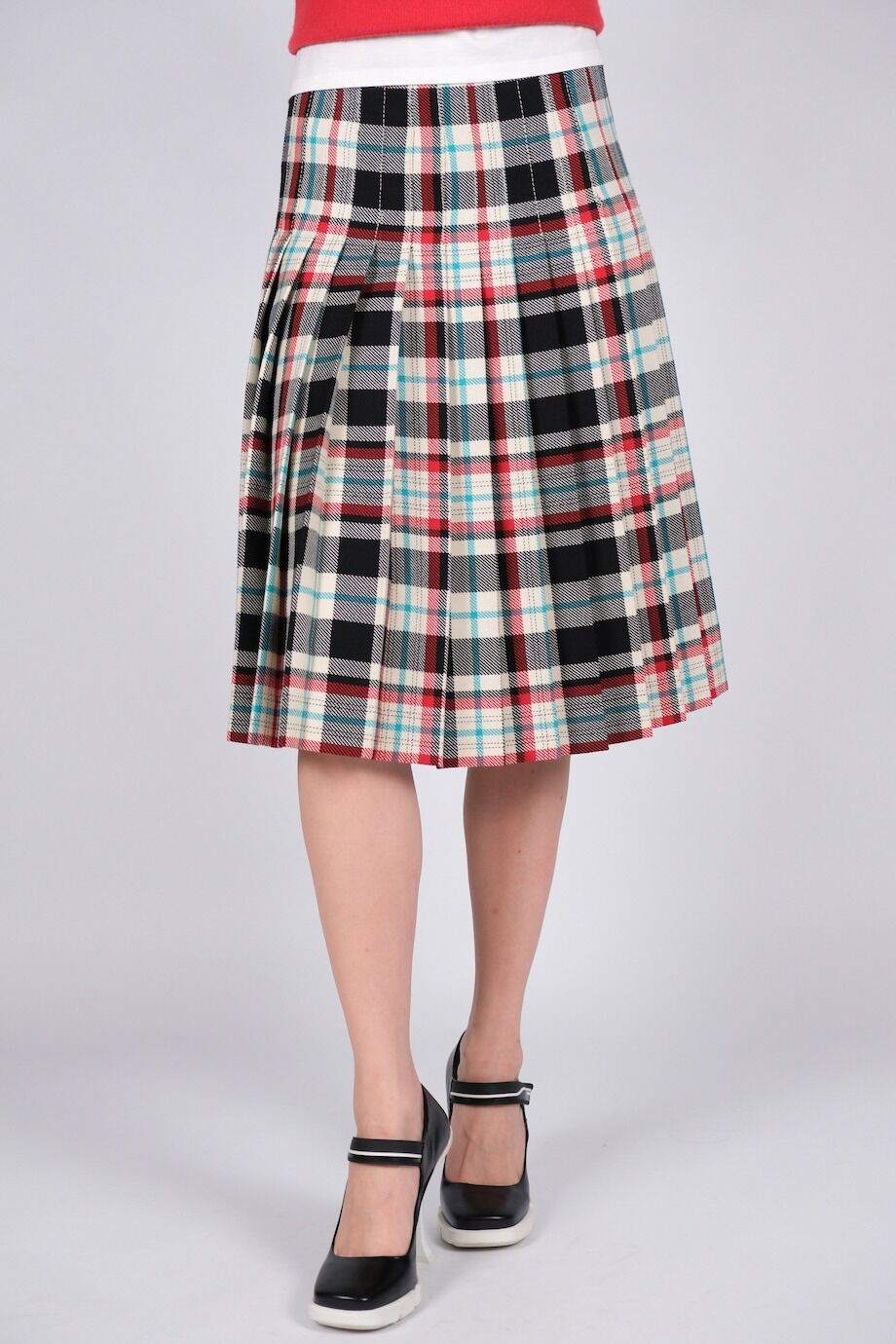 image 3 Юбка плиссе в клетку