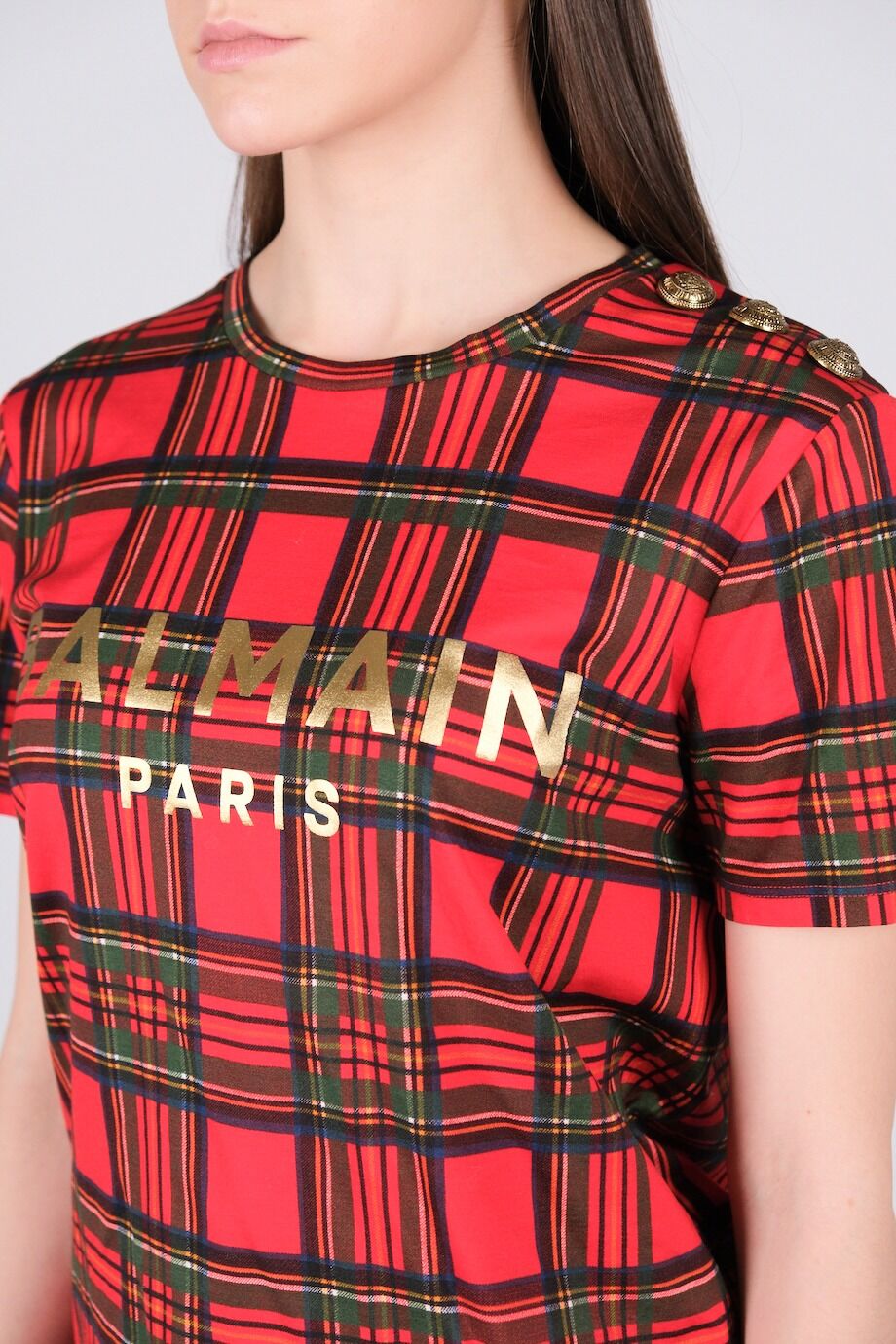 image 4 Футболка красного цвета в клеточку