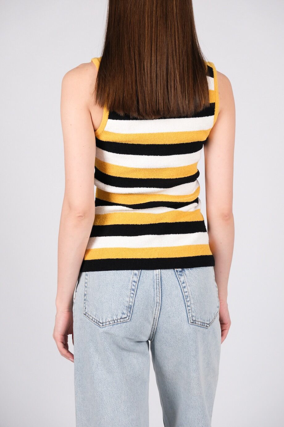 image 3 Майка в полоску с лого на груди