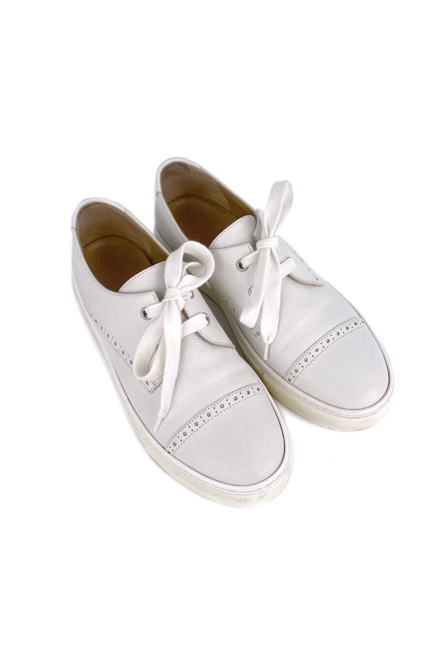 image 1 Кеды белого цвета с перфорацией