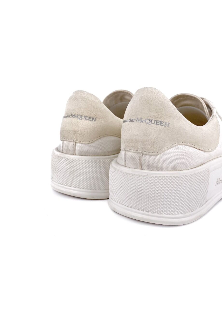 image 4 Кеды молочного цвета на толстой подошве