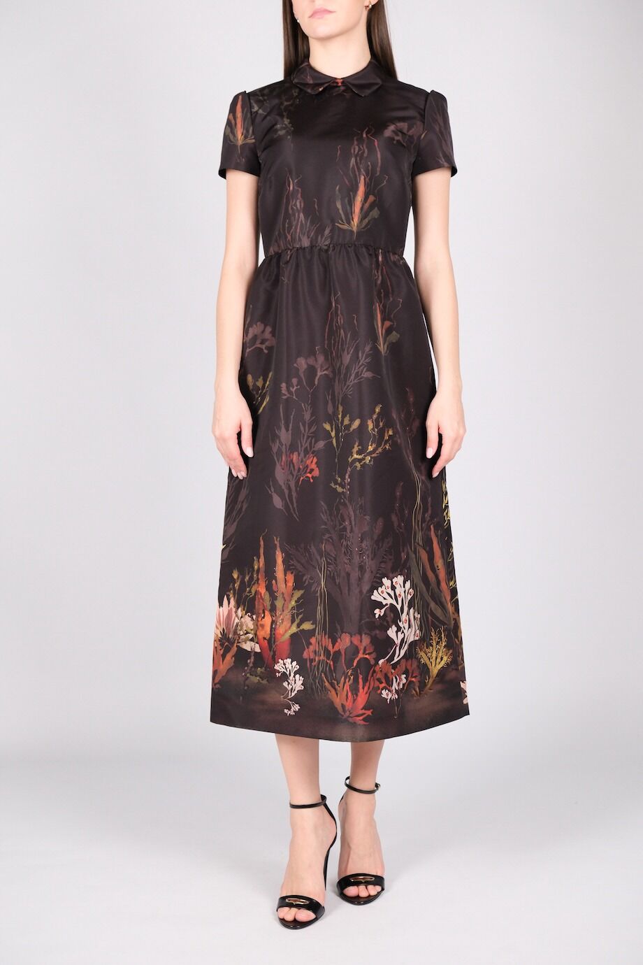 image 1 Платье черного цвета с принтом