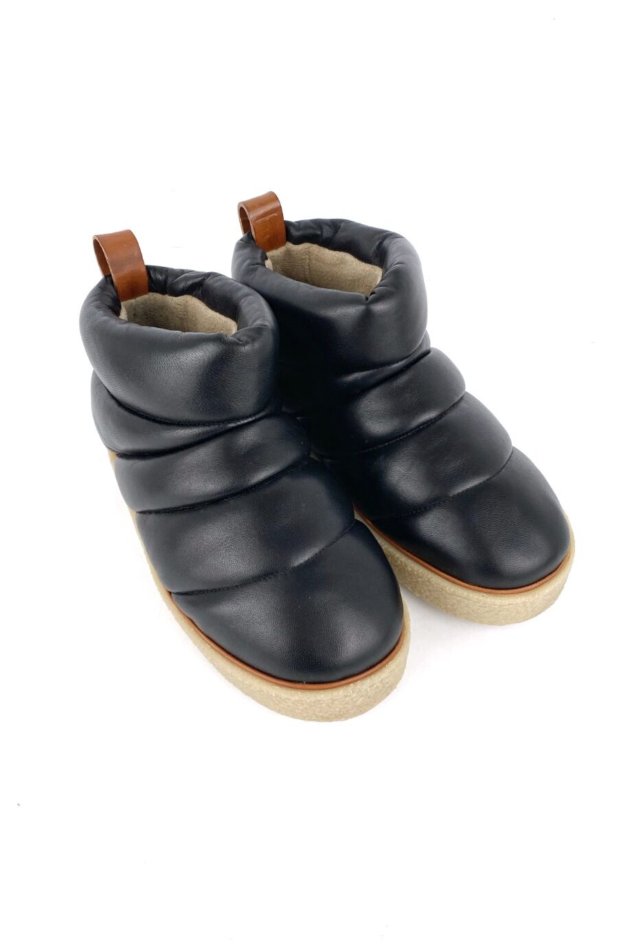 image 1 Валенки из кожи черного цвета