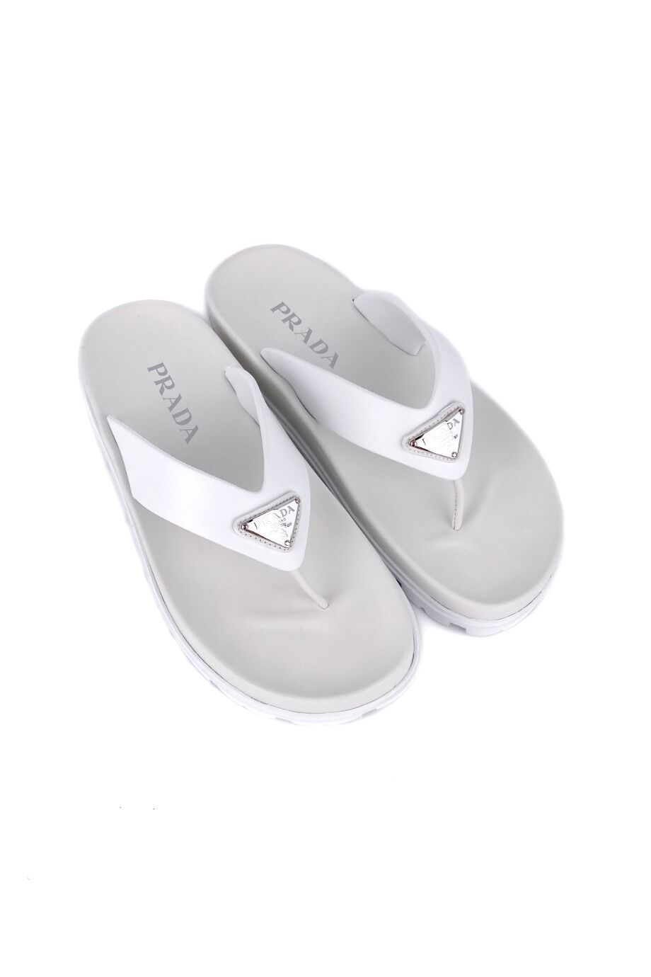 image 1 Шлепанцы белого цвета