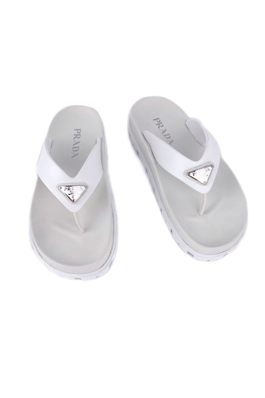 image 2 Шлепанцы белого цвета