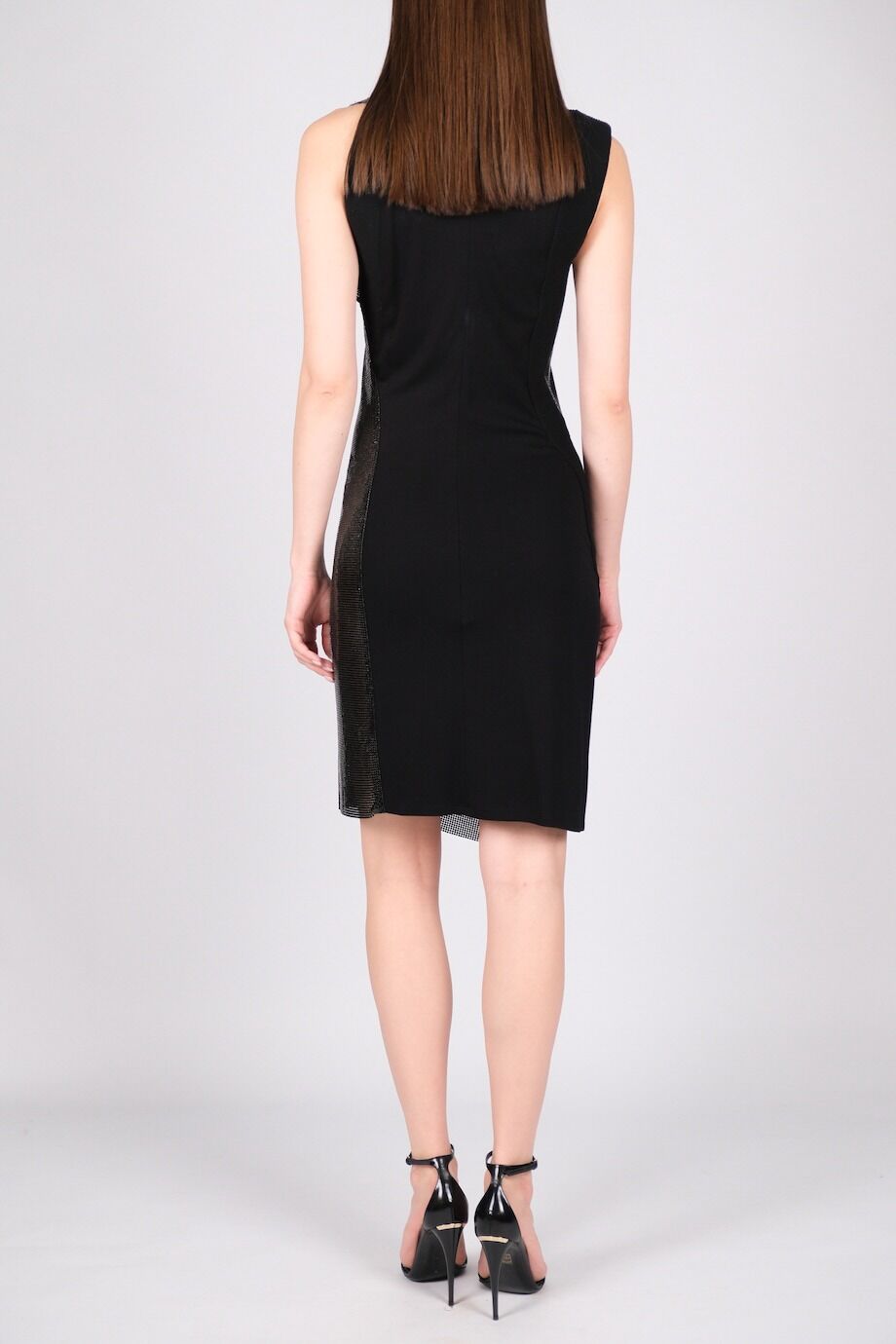 image 3 Платье чёрного цвета с металлическим декором