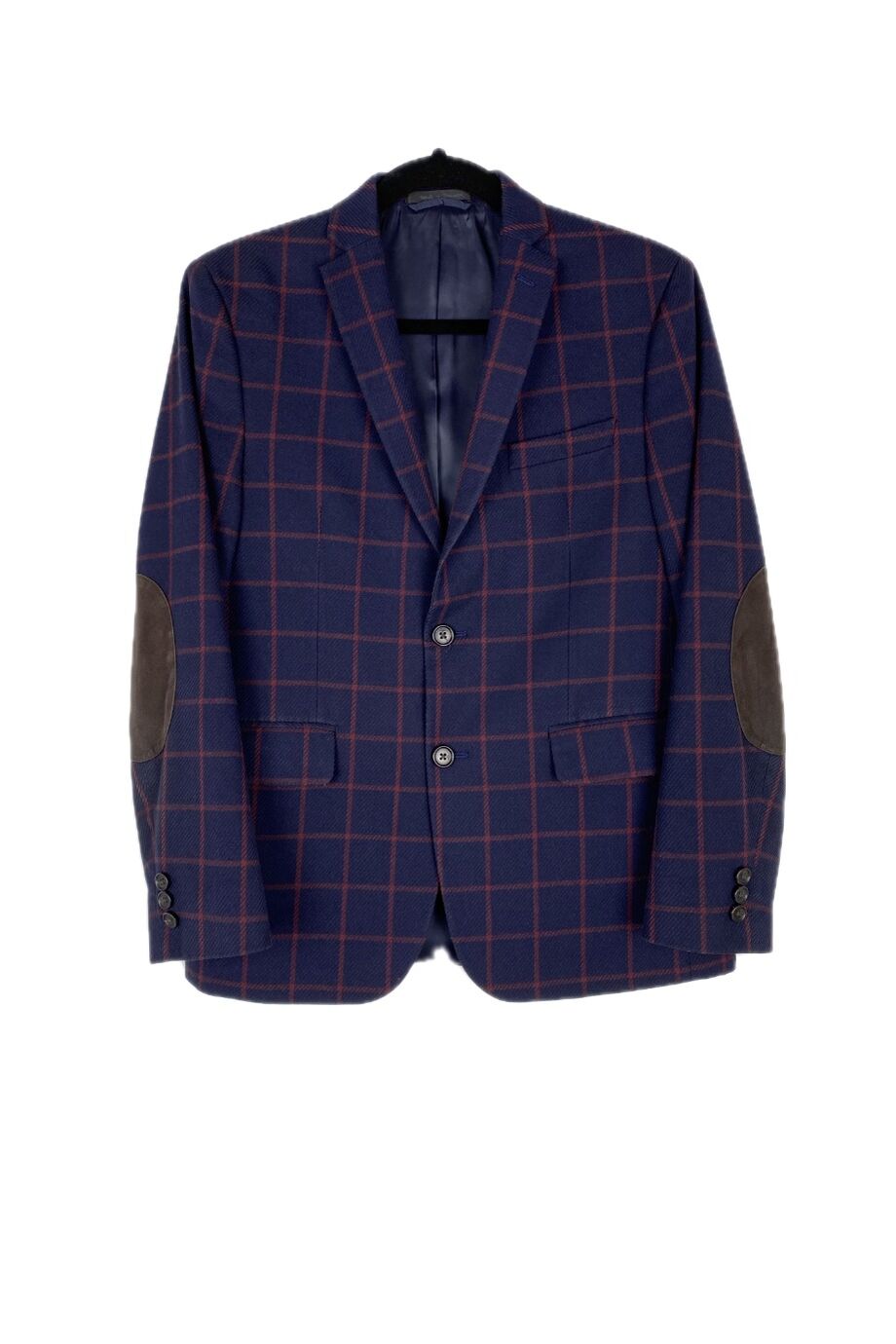 image 1 Детский жакет темно-синего цвета в клетку