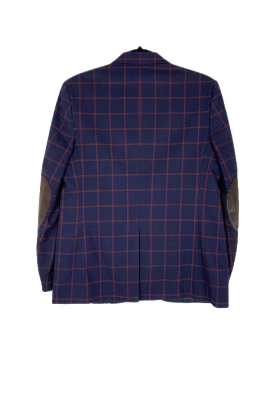 image 2 Детский жакет темно-синего цвета в клетку