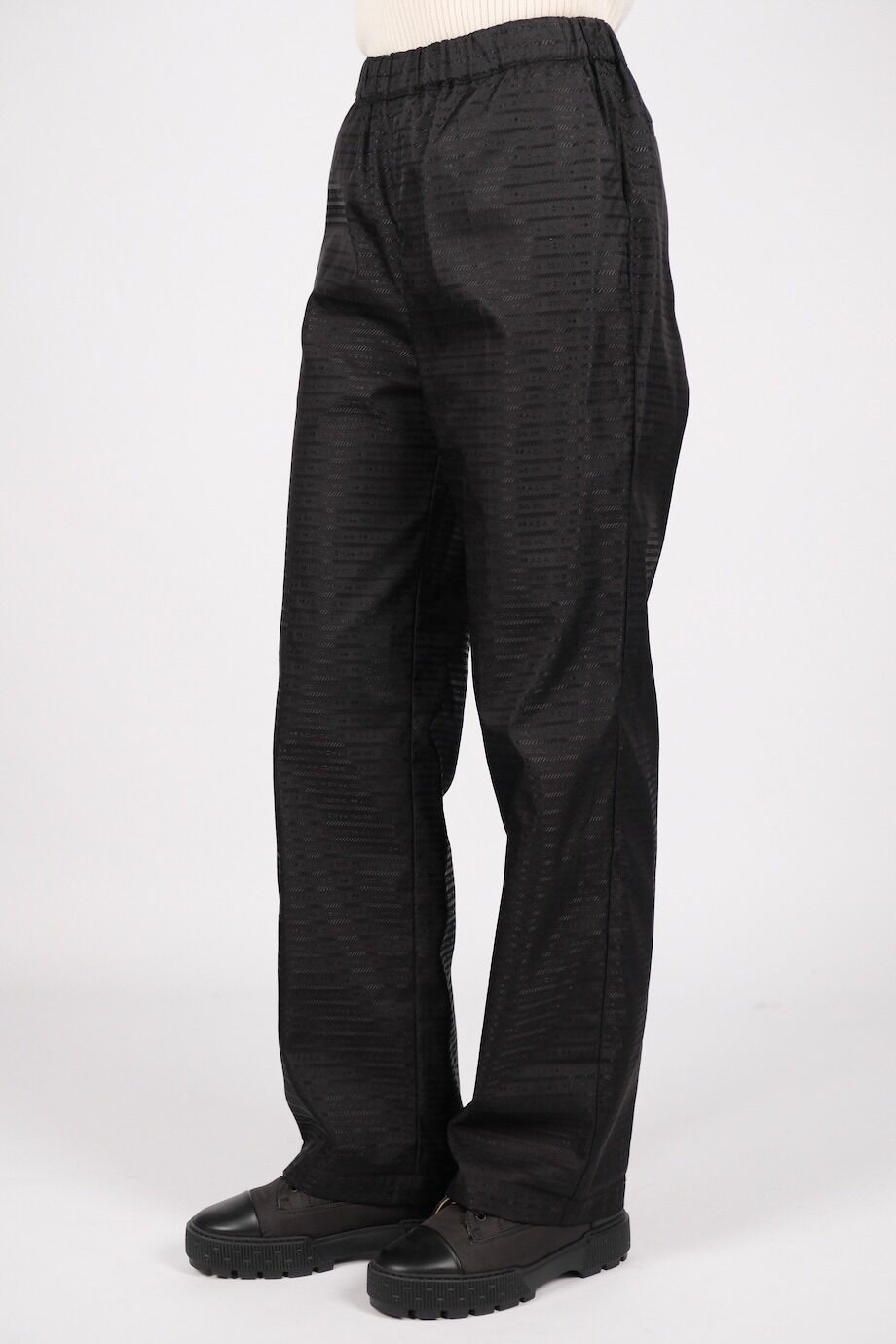 image 3 Нейлоновые брюки с лого черного цвета