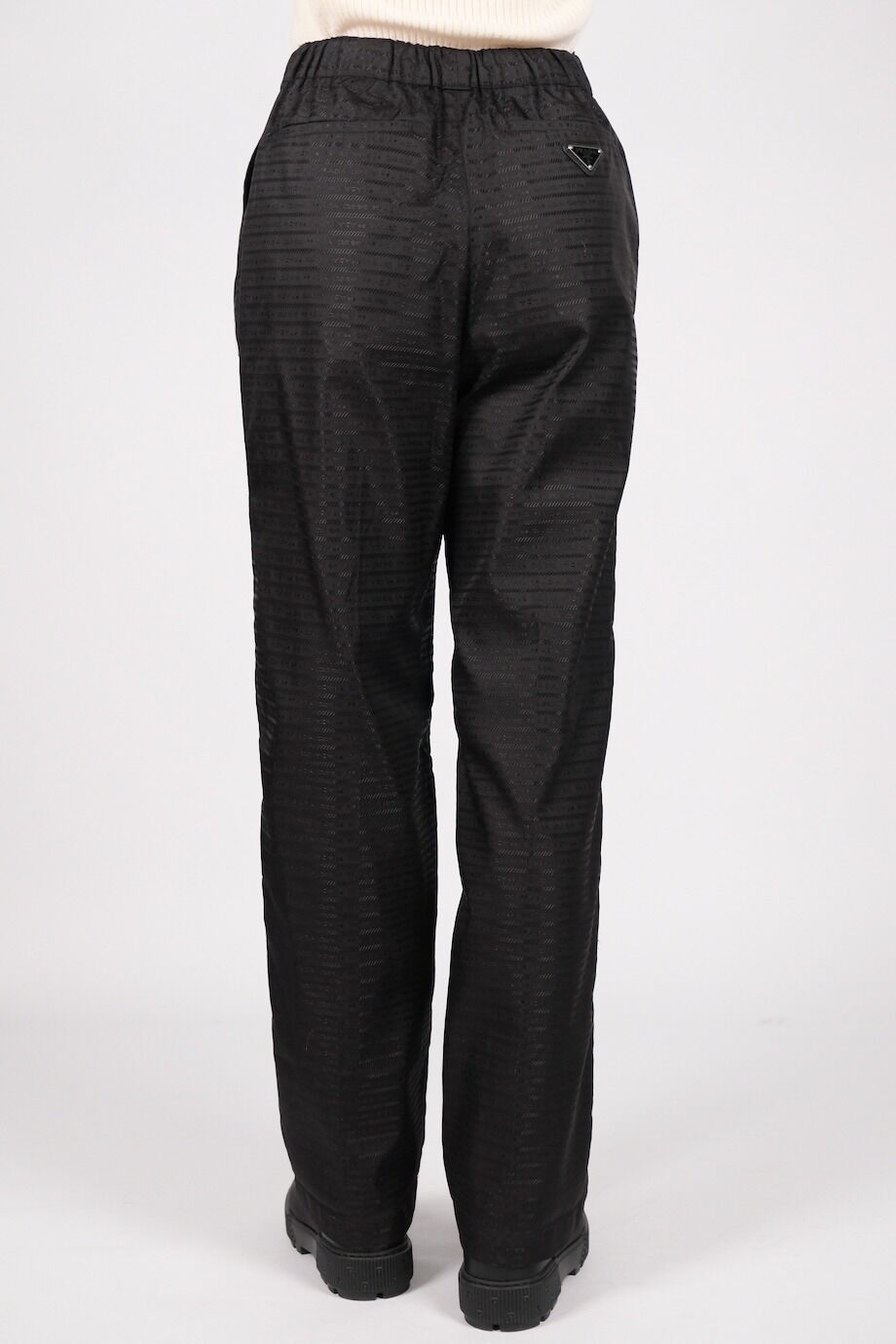 image 4 Нейлоновые брюки с лого черного цвета