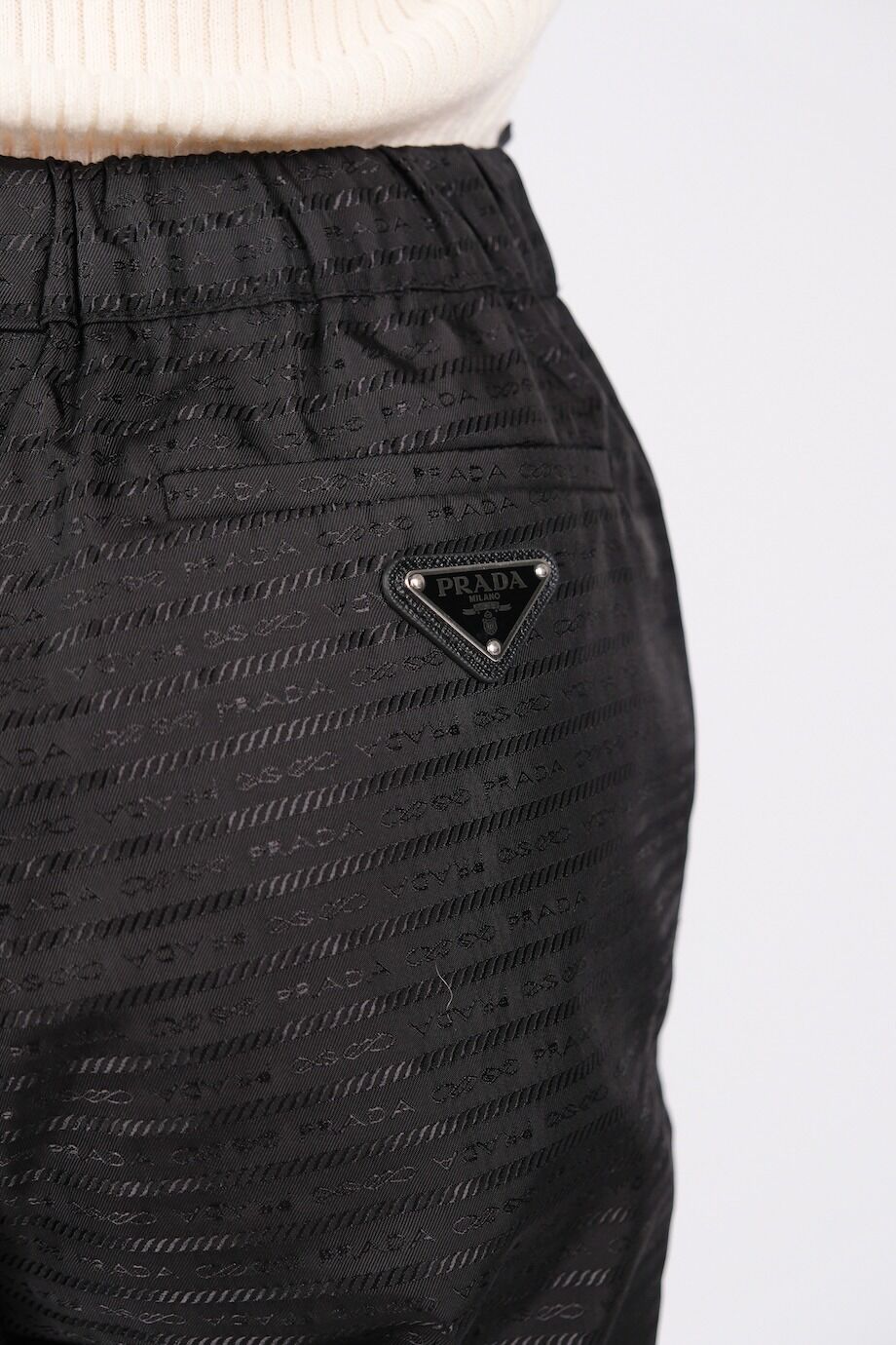 image 5 Нейлоновые брюки с лого черного цвета