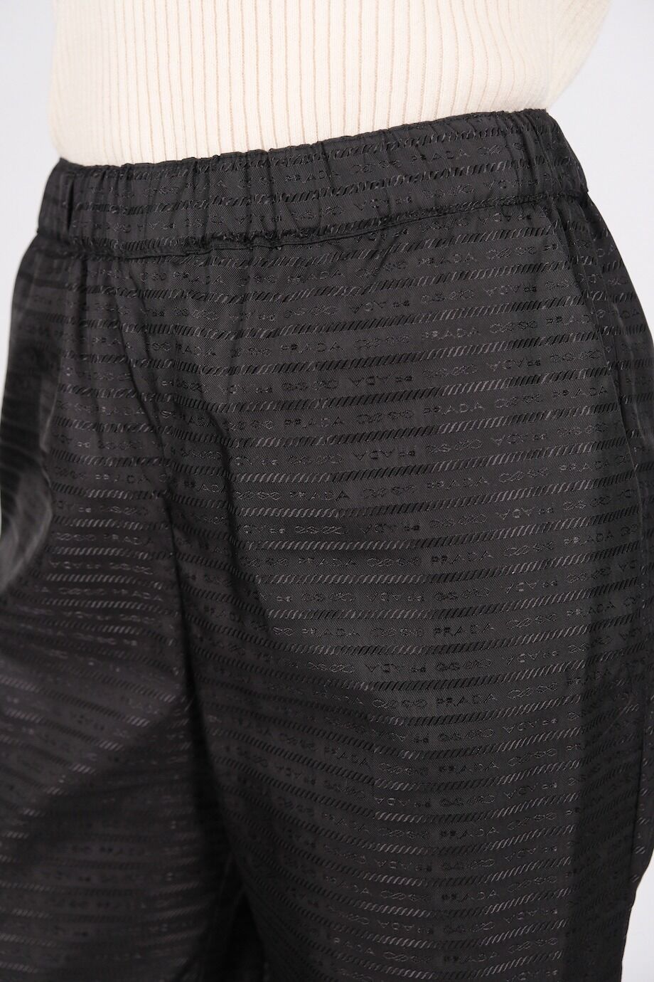 image 6 Нейлоновые брюки с лого черного цвета