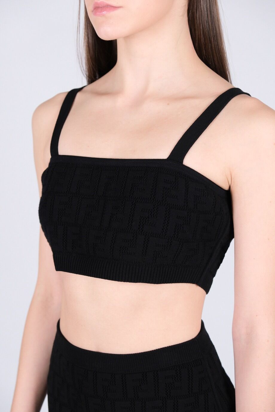 image 8 Трикотажный костюм чёрного цвета с лого