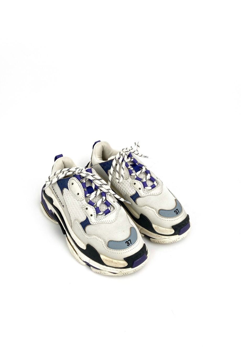 image 1 Кроссовки Triple S белого цвета