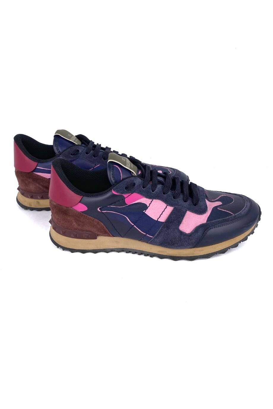 image 5 Кроссовки синего цвета с розовыми вставками