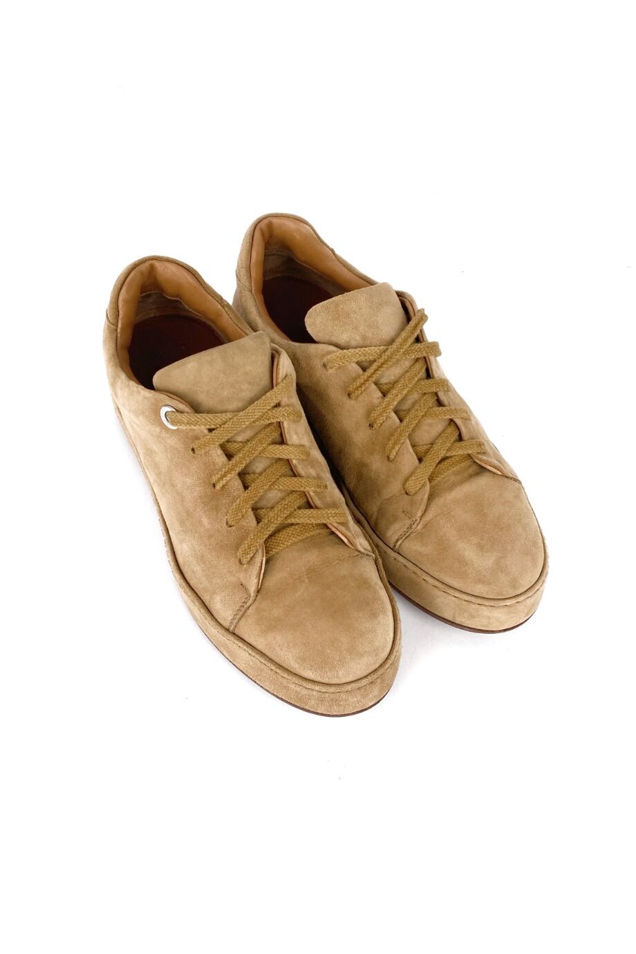 image 1 Замшевые кеды песочного цвета