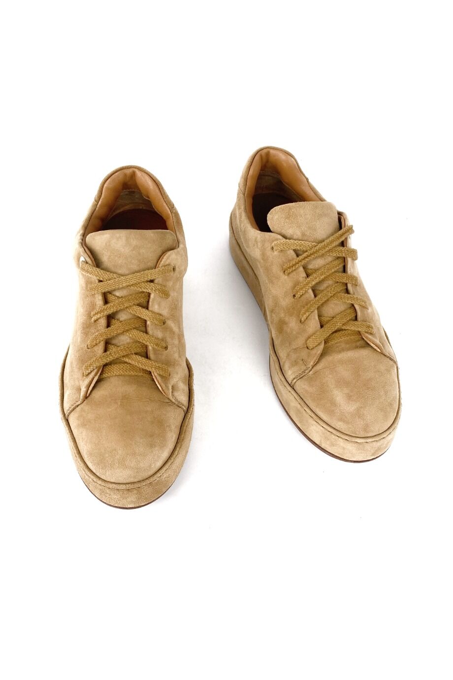 image 2 Замшевые кеды песочного цвета