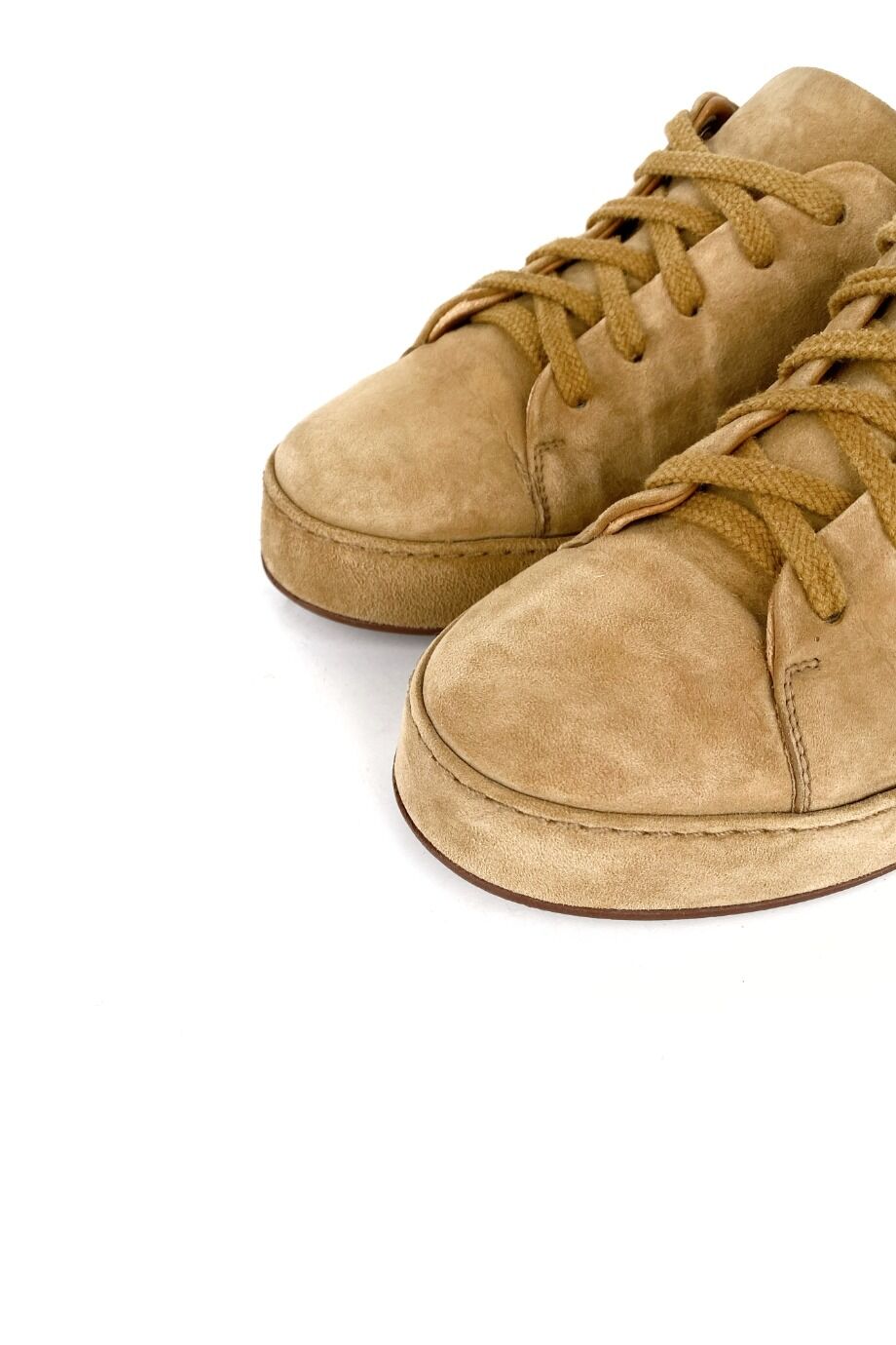image 3 Замшевые кеды песочного цвета