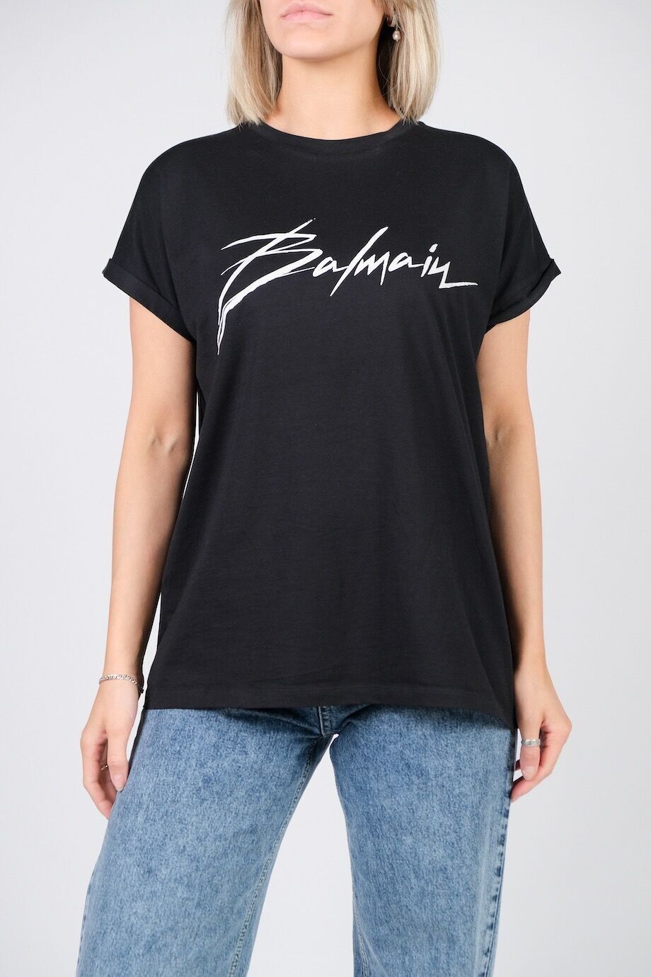 image 1 Футболка черного цвета с белой надписью-лого