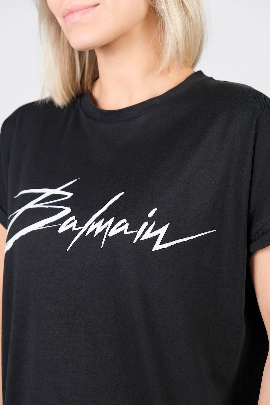 image 4 Футболка черного цвета с белой надписью-лого