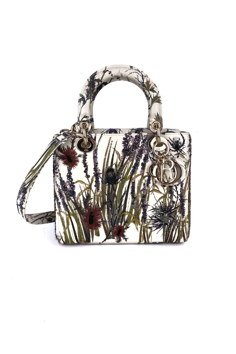 image 1 Сумка Lady Dior с вышивкой Jardin Naturel