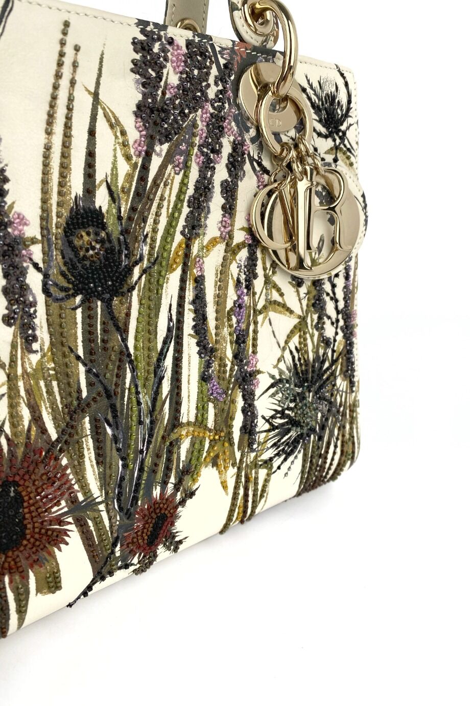 image 4 Сумка Lady Dior с вышивкой Jardin Naturel