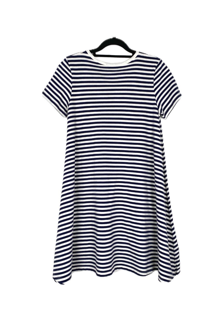 image 2 Детское платье-тельняшка со значком-вышивкой на кармане