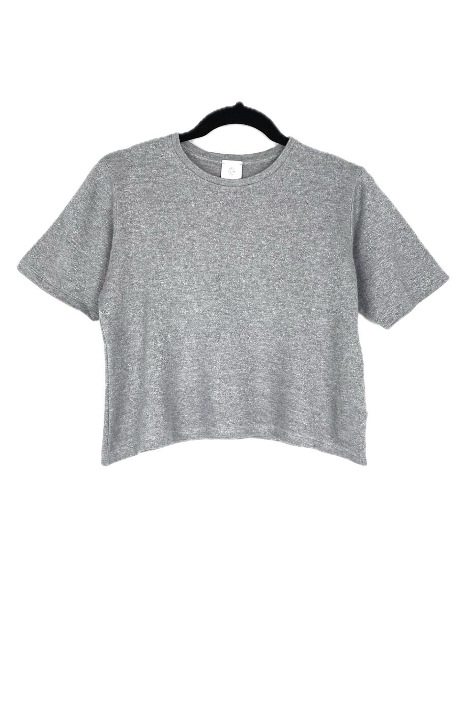 image 1 Детская футболка серебристого цвета