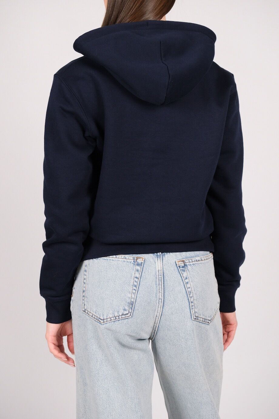 image 3 Худи темно-синего цвета с белым лого