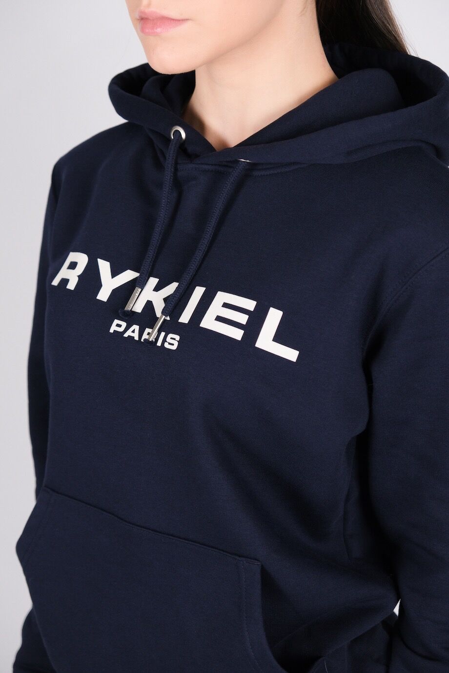 image 4 Худи темно-синего цвета с белым лого