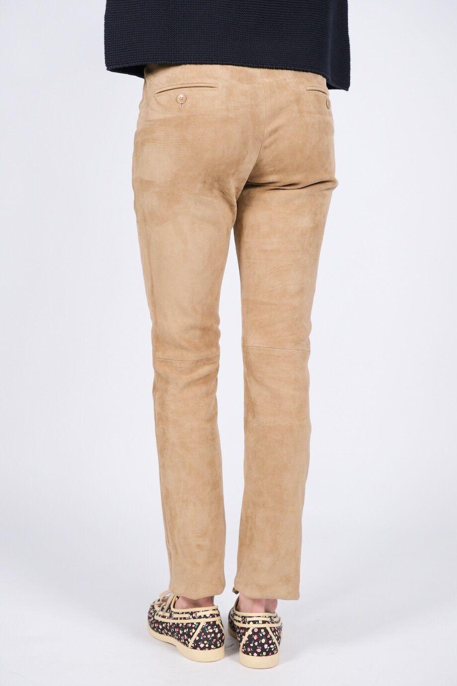 image 4 Замшевые брюки песочного цвета