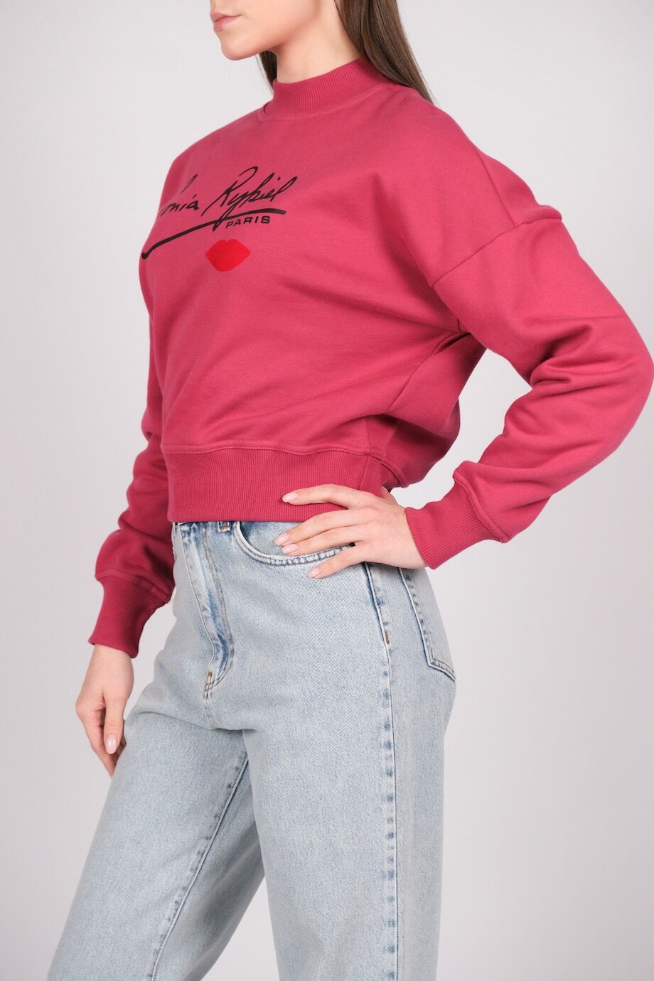 image 2 Свитшот розового цвета с лого
