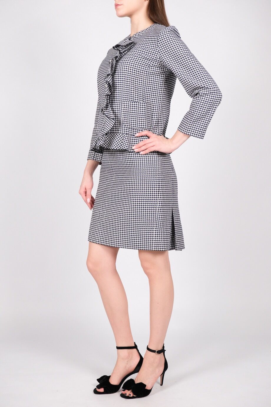 image 2 Костюм в синюю клетку виши