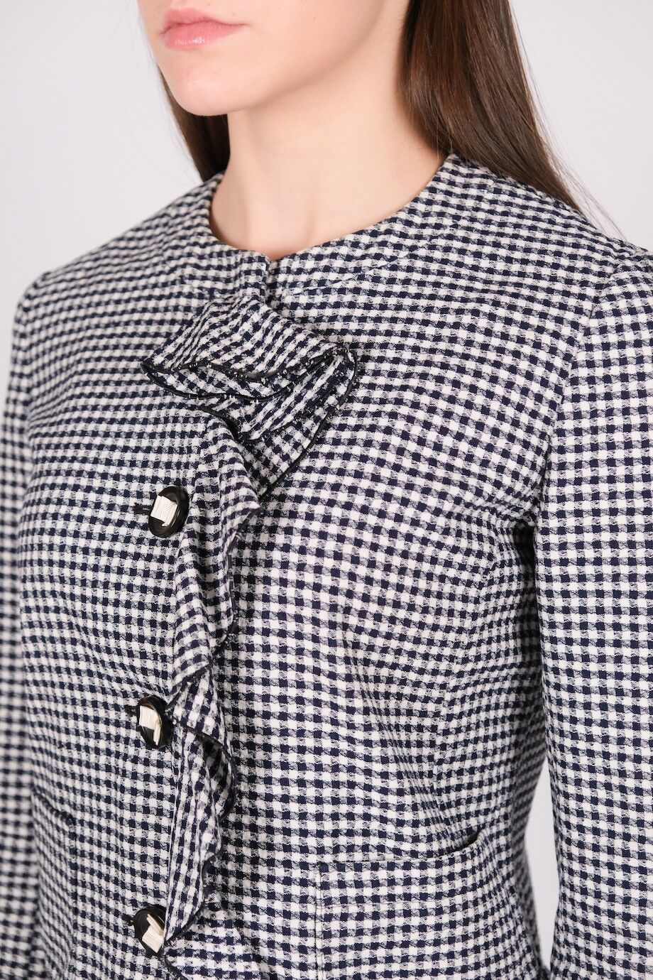 image 6 Костюм в синюю клетку виши