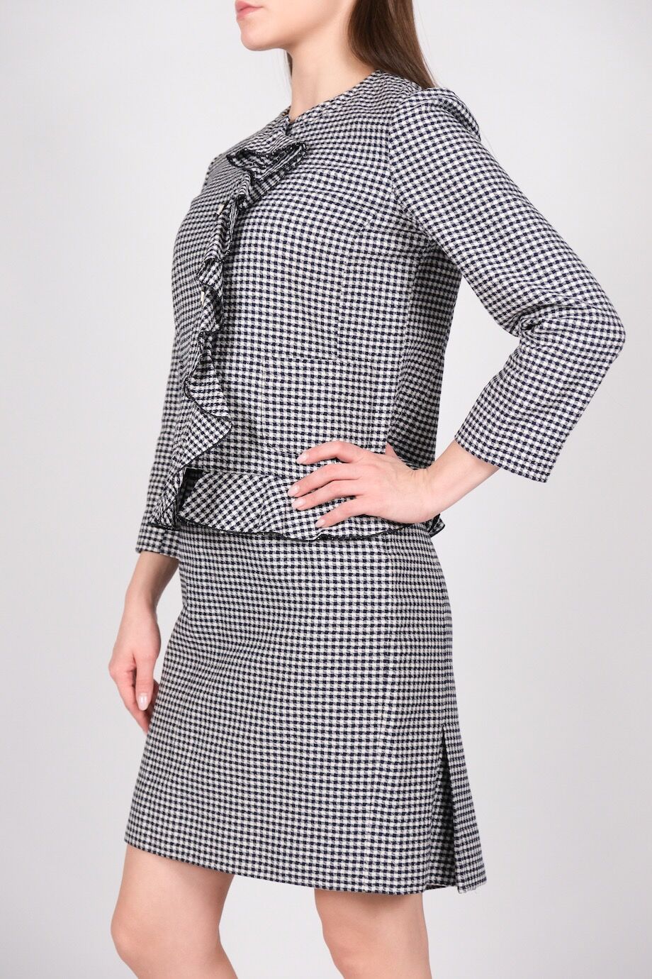 image 5 Костюм в синюю клетку виши