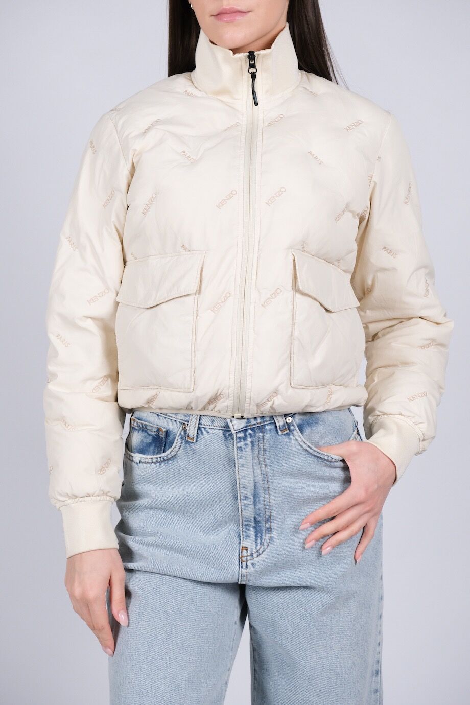 image 1 Куртка бежевого цвета с лого