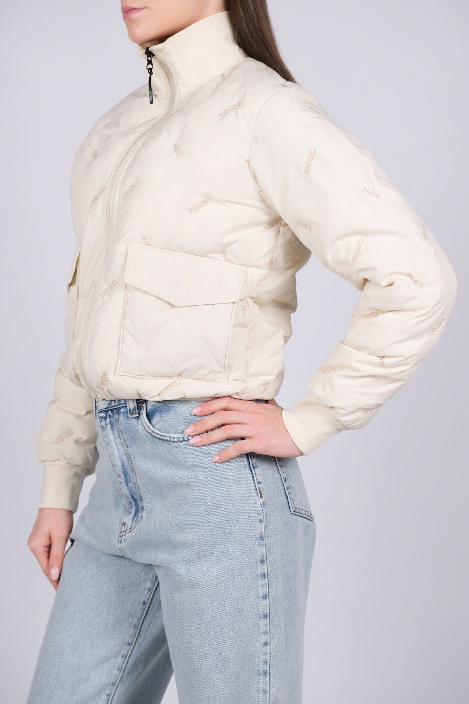 image 2 Куртка бежевого цвета с лого